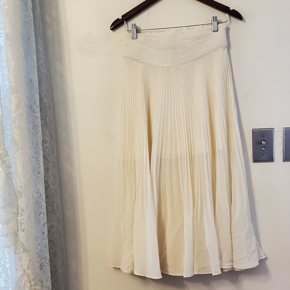 Aritzia Dresses & Skirts - Wilfred/Le Fou pleated chiffon skirt in birch